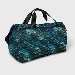 Сумки спортивные Перламутровая змеиная кожа, цвет: 3D-принт