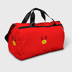 Сумки спортивные BT21 Tata, цвет: 3D-принт