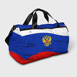 Сумки спортивные Герб - флаг - Россия, цвет: 3D-принт