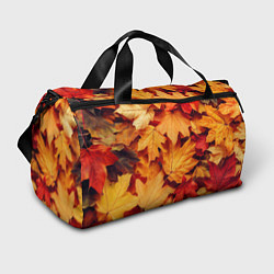 Сумки спортивные Осенние кленовые листья, цвет: 3D-принт