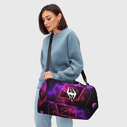 Сумки спортивные The Elder Scrolls neon game, цвет: 3D-принт — фото 2