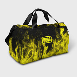 Спортивная сумка PUBG fire yellow