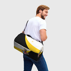 Сумки спортивные Мы русские с нами Бог малый желтый КЦК Николай II, цвет: 3D-принт — фото 2