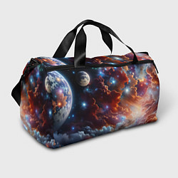 Сумки спортивные Космические звезды, цвет: 3D-принт