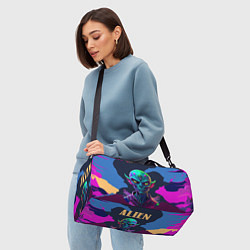 Сумки спортивные Чужак с другой планеты, цвет: 3D-принт — фото 2