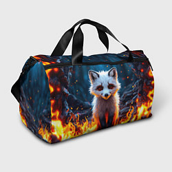 Спортивная сумка Песец в огне
