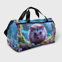 Сумки спортивные Ёжики в сказаочном лесу, цвет: 3D-принт