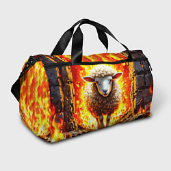 Спортивная сумка Овечка в огне