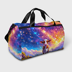 Спортивная сумка Коровка и звездное небо
