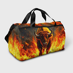 Спортивная сумка Буйвол в огне