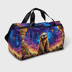 Спортивная сумка Ленивец и звездное небо