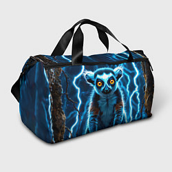 Спортивная сумка Лемур и удар молнии