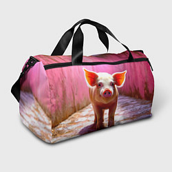 Спортивная сумка Поросенок в розовом