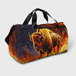 Спортивная сумка Бизон в огне
