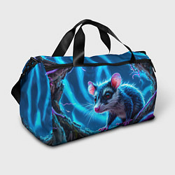 Спортивная сумка Опоссум в синей туманности
