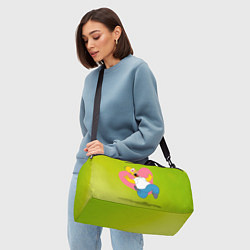 Сумки спортивные Гомер и сердце - для пары с Марж Симпсон, цвет: 3D-принт — фото 2