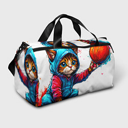 Спортивная сумка Кот баскетболист