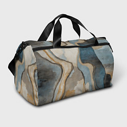 Сумки спортивные Абстракция с песком и водой, цвет: 3D-принт