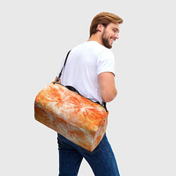Сумки спортивные Оранжевый тай-дай пятна, цвет: 3D-принт — фото 2