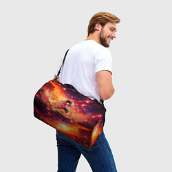 Сумки спортивные Fire Luffy - One Piece, цвет: 3D-принт — фото 2