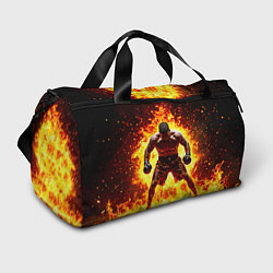 Спортивная сумка Боксер в огне