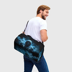 Сумки спортивные Боксер в дыму, цвет: 3D-принт — фото 2