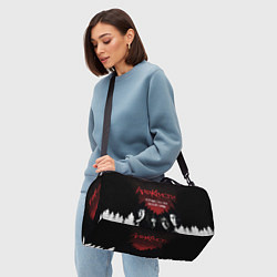 Сумки спортивные Агата Кристи чёрные сказки белой зимы, цвет: 3D-принт — фото 2