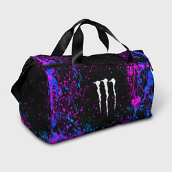 Спортивная сумка Monster energy неоновый всплеск