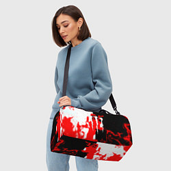 Сумки спортивные Monster energy огненная текстура, цвет: 3D-принт — фото 2