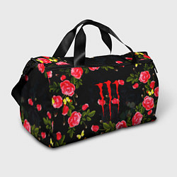 Сумки спортивные Monster energy rose steel, цвет: 3D-принт
