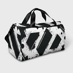 Спортивная сумка Color black white