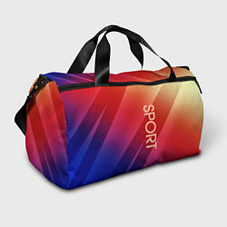 Спортивная сумка Sport красно-синий градиент