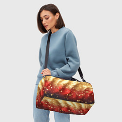 Сумки спортивные Волнистая текстура с блестками, цвет: 3D-принт — фото 2