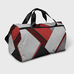 Спортивная сумка Color black red grey