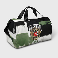 Спортивная сумка Русский ММА на фоне герба России