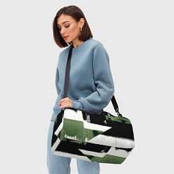 Сумки спортивные Футбол на фоне брызг красок, цвет: 3D-принт — фото 2