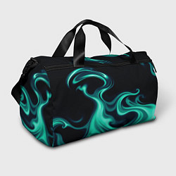 Сумки спортивные Color turquoise black, цвет: 3D-принт