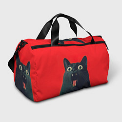 Спортивная сумка Котик в шоке