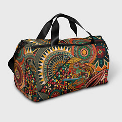 Сумки спортивные Цветной самурай, цвет: 3D-принт