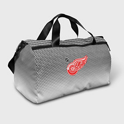 Сумки спортивные Детройт Ред Уингз - геометрический градиент, цвет: 3D-принт