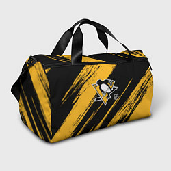 Спортивная сумка Питтсбург Пингвинз - брызги краски