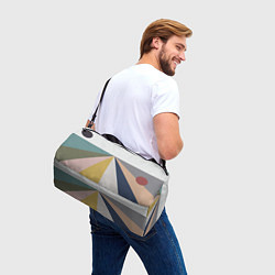 Сумки спортивные Черное солнце красная луна, цвет: 3D-принт — фото 2