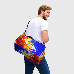 Сумки спортивные Doom битва огня, цвет: 3D-принт — фото 2
