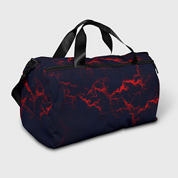 Сумки спортивные Lightning red glow, цвет: 3D-принт