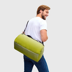 Сумки спортивные Градиент лаймовый, цвет: 3D-принт — фото 2