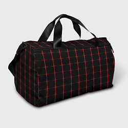 Спортивная сумка Color black red crosses