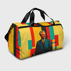 Сумки спортивные Лев Троцкий поп-арт, цвет: 3D-принт