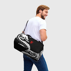 Сумки спортивные Doom dragon steel, цвет: 3D-принт — фото 2