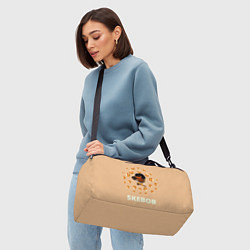 Сумки спортивные Мем скебоб и смайлики, цвет: 3D-принт — фото 2