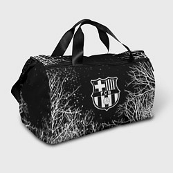 Сумки спортивные Barcelona деревья белые ночь, цвет: 3D-принт